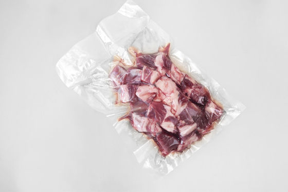 کیفیت  PA PE Medium Barrier Vacuum Pouches 3mil 4mil 5mil 50-200mic For Frozen Or Fresh Meat کارخانه